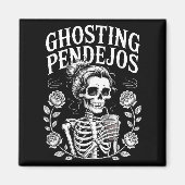 Ghosting Pendejos Halloween Funny Spooky Zitat Magnet (Vorne)
