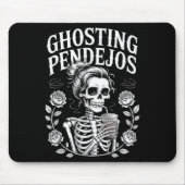Ghosting Pendejos Halloween Funny Spooky Zitat Mousepad (Vorne)