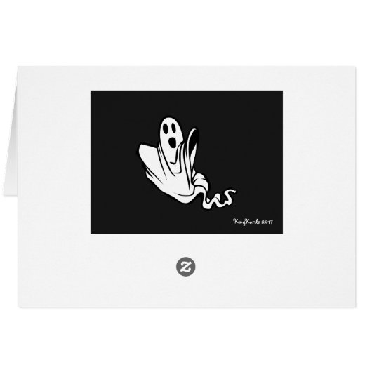 Ghosting Pushback Relationship Breakup Card (Rückseite Horizontal)