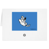 Ghosting Pushback Relationship Breakup Card (Rückseite Horizontal)