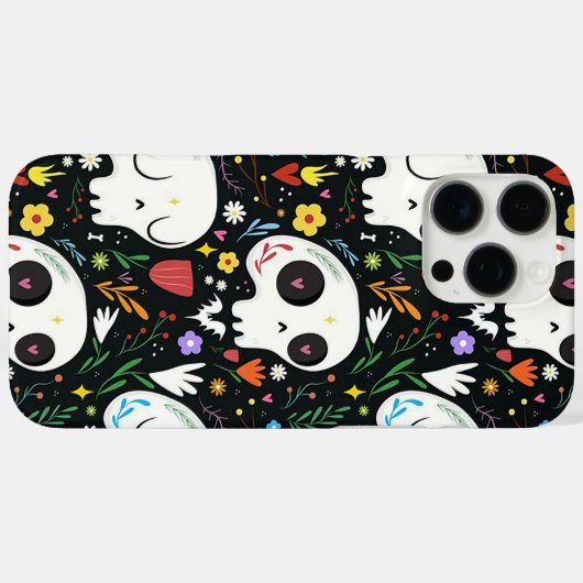 Ghosting Skull Design Case-Mate iPhone Hülle (Rückseite (Horizontal))