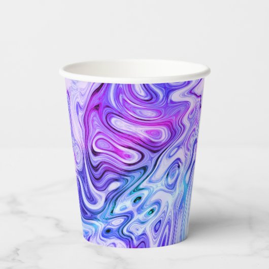 Ghostischer Flüstergriff, Marmorpastellfarben: Pappbecher (Rückseite)