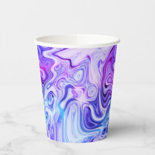 Ghostischer Flüstergriff, Marmorpastellfarben: Pappbecher (Links)