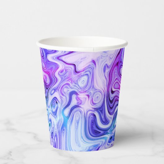 Ghostischer Flüstergriff, Marmorpastellfarben: Pappbecher (Rechts)