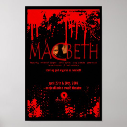 Ghostlight Macbeth Poster (Vorne)