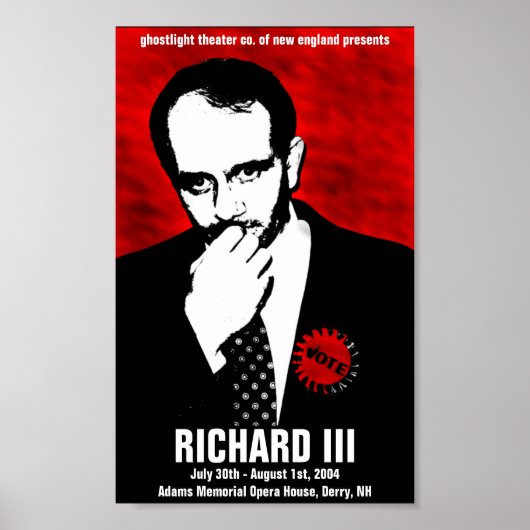 Ghostlight Richard III Poster (Vorne)