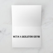 GHOSTLY COMEDIAN FÜR HALLOWEEN FEIERTAGSKARTE (Innenseite)