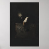 Ghostly Figure Reaching Out of Antique Chest Poster (Vorne)