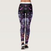 Ghostly Glam Halloween Leggings (Rückseite)