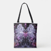Ghostly Glam Halloween Tote Bag Tasche (Rückseite)
