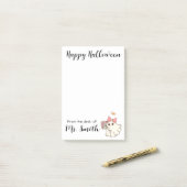 Ghostly Grace — A Soft Haunting Personalized Post-it Klebezettel (Auf Schreibtisch)