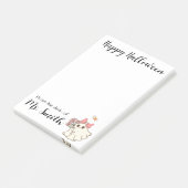 Ghostly Grace — A Soft Haunting Personalized Post-it Klebezettel (angewinkelt)