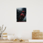 Ghostly Race Motorcycle Ride Poster (Küche)