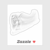 Ghostly Reaper Rides Again Halloween Aufkleber (Blatt)