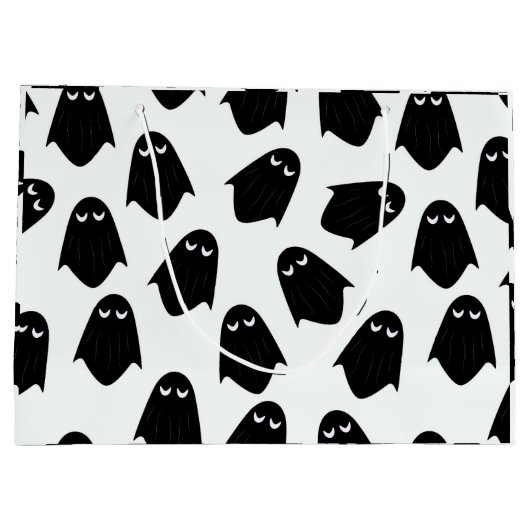 Ghostmuster Silhouette Geschenktasche Große Geschenktüte (Rückseite)