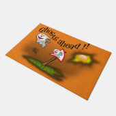 Ghosts Ahead Fußmatte (Schrägansicht)