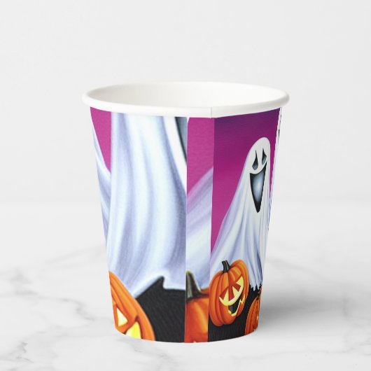 Ghosts and Pumpkins Paper Cups Pappbecher (Rechts)