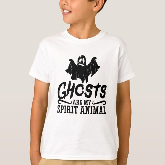 Ghosts Are My Spirit Animal Ghost Hunter Hunting T-Shirt (Vorderseite)