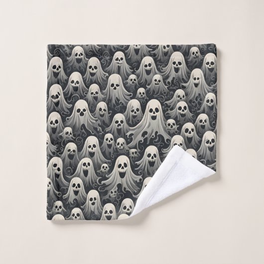 Ghosts Badhandtuch Set (Waschlappen)
