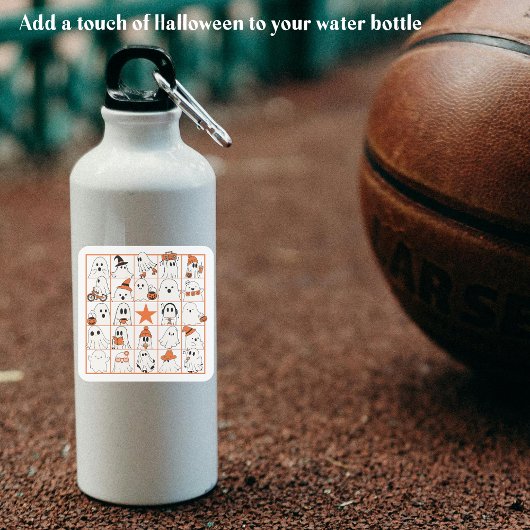 Ghosts Bingo Quadratischer Aufkleber