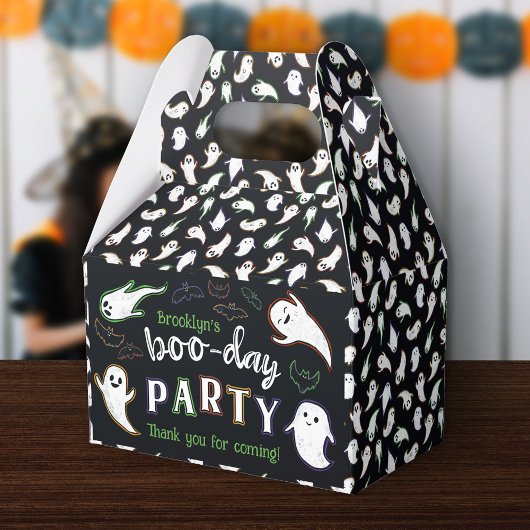 Ghosts Boo-Day Halloween Geburtstag Vielen Dank Geschenkschachtel