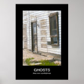 Ghosts Demotivations-Poster Poster (Vorne)