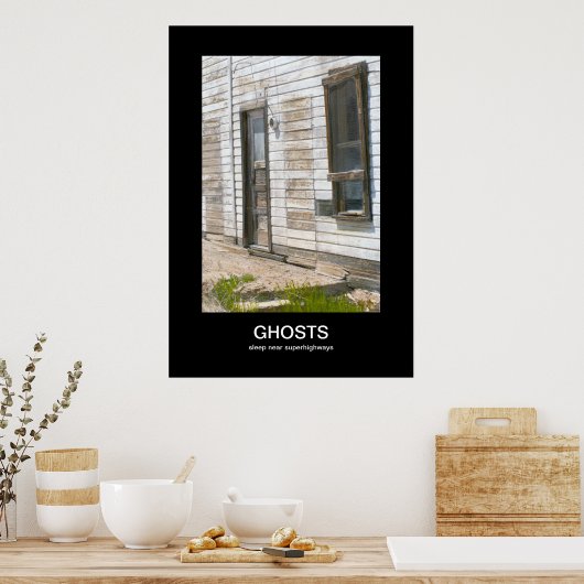 Ghosts Demotivations-Poster Poster (Küche)