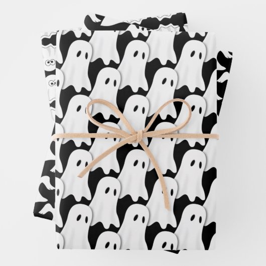 Ghosts Design Wrapping Paper-Sets Geschenkpapier Set (Beispiel)