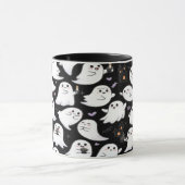 Ghosts Everywhere Spooky Fun Halloween Tasse (Zentrum)