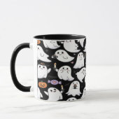 Ghosts Everywhere Spooky Fun Halloween Tasse (Links)