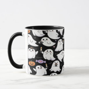 Ghosts Everywhere Spooky Fun Halloween Tasse