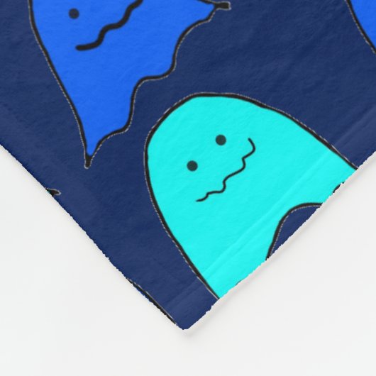 Ghosts Fleecedecke (Ecke)
