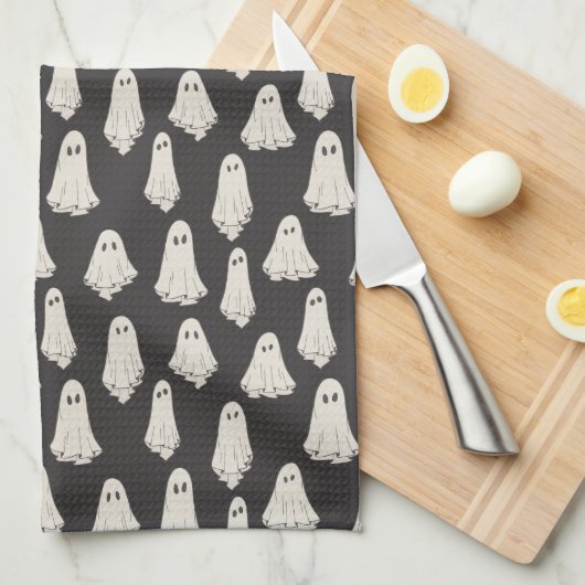 Ghosts Geschirrtuch (Viertel Falte)
