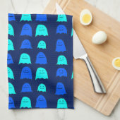 Ghosts Geschirrtuch (Viertel Falte)