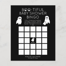 Ghosts Halloween Boo-schöne Baby-Dusche Bingo Invi