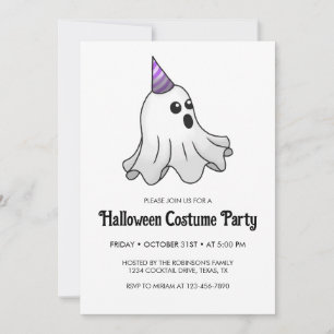 Ghosts Halloween Costume Party Einladung