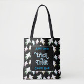 Ghosts Halloween Trick oder Treat Personalisiert B Tasche (Vorderseite)