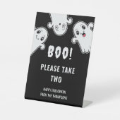 Ghosts Halloween Trick oder Treaters nehmen Ihre S Sockelschild (Vorderseite)