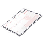 Ghosts Halloween Weekekly to Do List Planner Notizblock (angewinkelt)