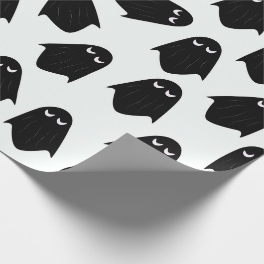 Ghosts muster Silhouette Gewebepapier Geschenkpapier (Ecke)