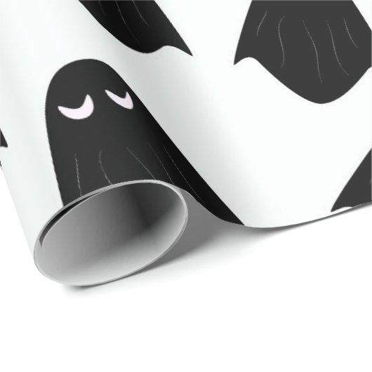 Ghosts muster Silhouette Gewebepapier Geschenkpapier (Rolleneckpunkt)