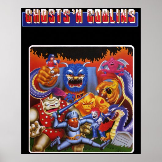 Ghosts n Goblins Poster (Vorne)