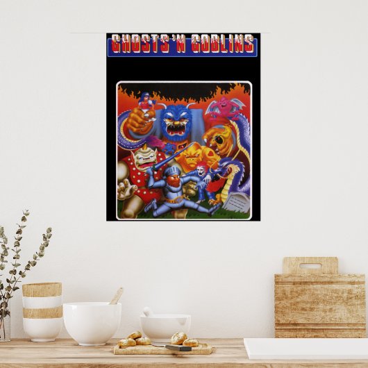 Ghosts n Goblins Poster (Küche)