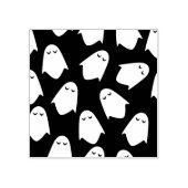 Ghosts pattern Silhouette art Briefmarke Gummistempel (Prägung)