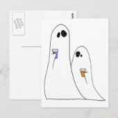Ghosts Postkarte (Vorne/Hinten)