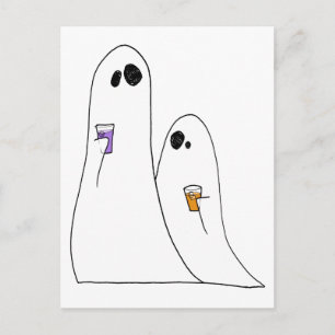 Ghosts Postkarte
