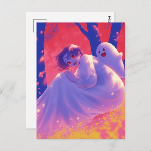 Ghosts Postkarte (Vorne/Hinten)
