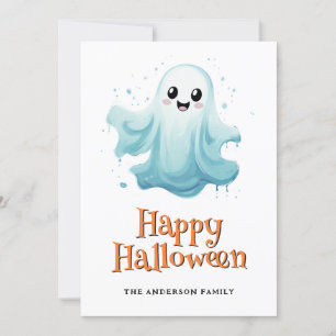 Ghosts Pumpkins Kids Halloween Card Feiertagskarte