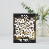 GHOSTS SAGEN BOO! POSTKARTE (Stehend Vorderseite)