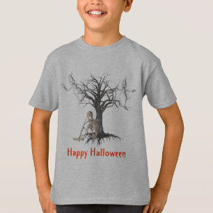Ghosts Skeleton Niedlich Halloween T-Shirt